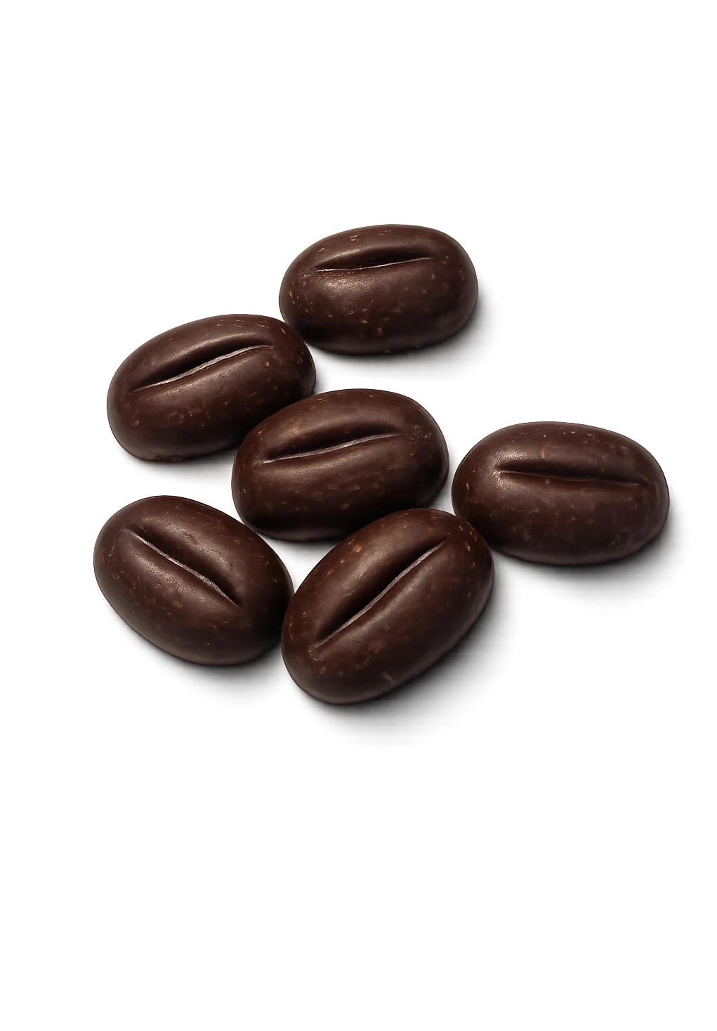 Six AztecBlood bean-shaped pieces